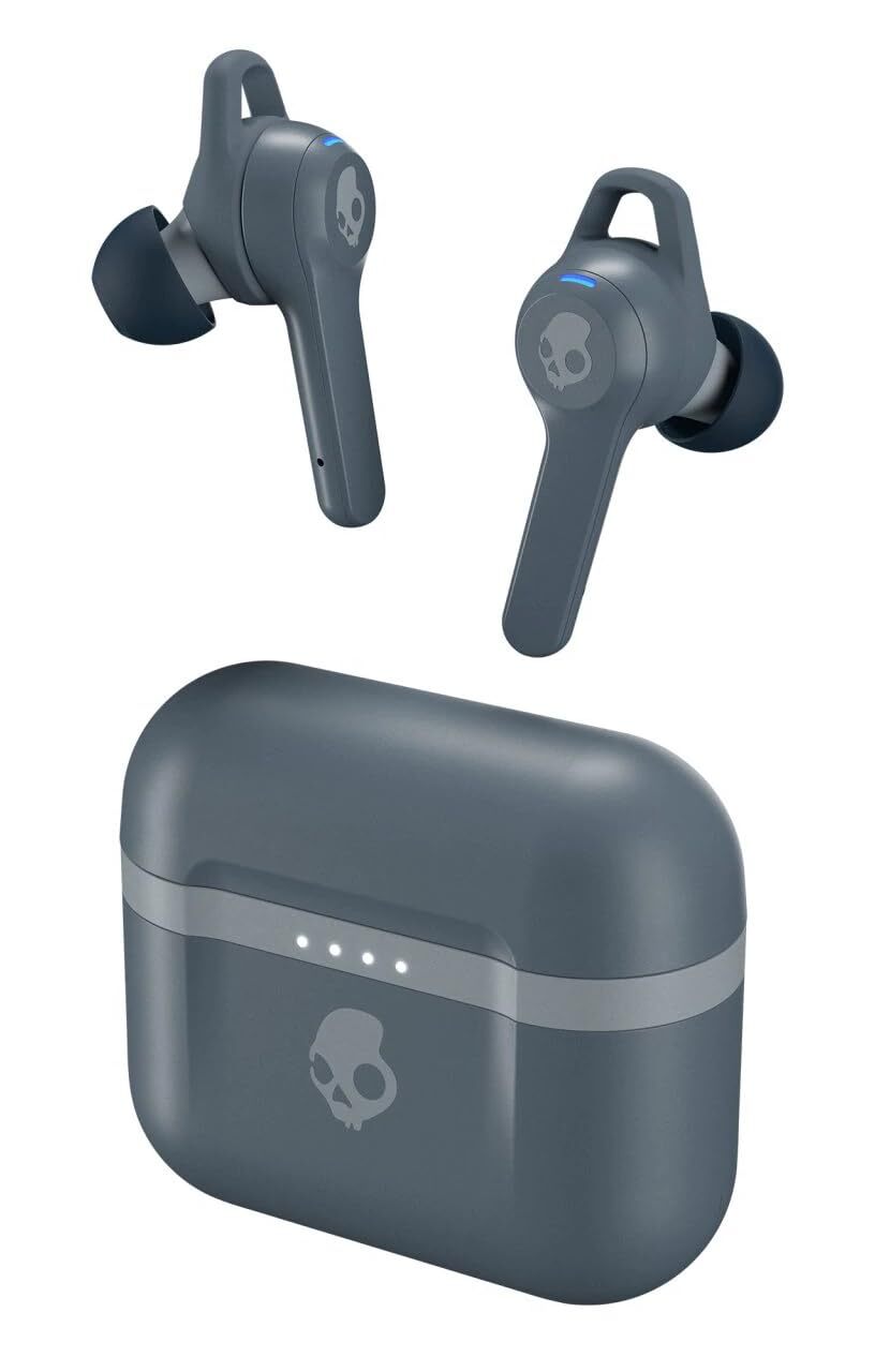 Skullcandy Indy Evo In-Ear Wireless Headphones Earbuds - Chill Grey (S2IVW-N744)