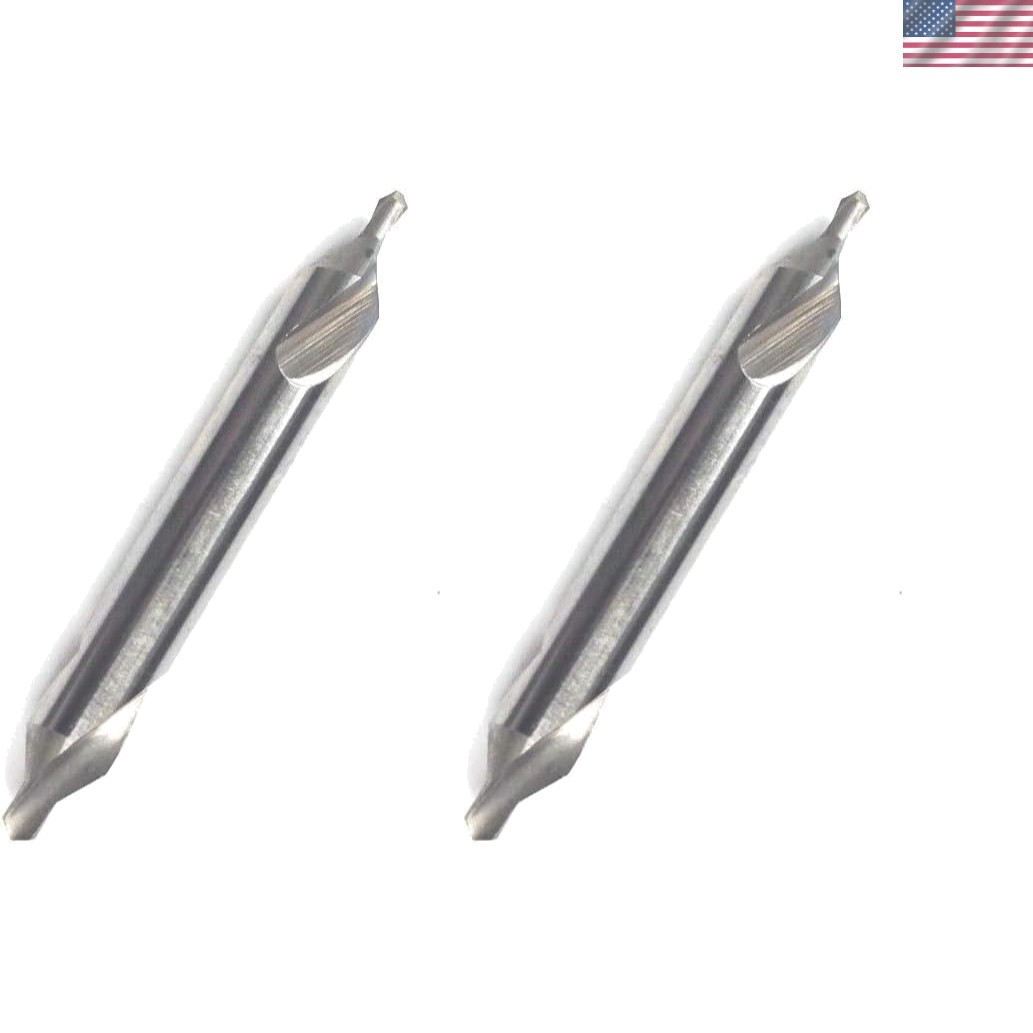 Durable High Speed Steel Drill & Countersink, Perfect for Centering - Pack of 2