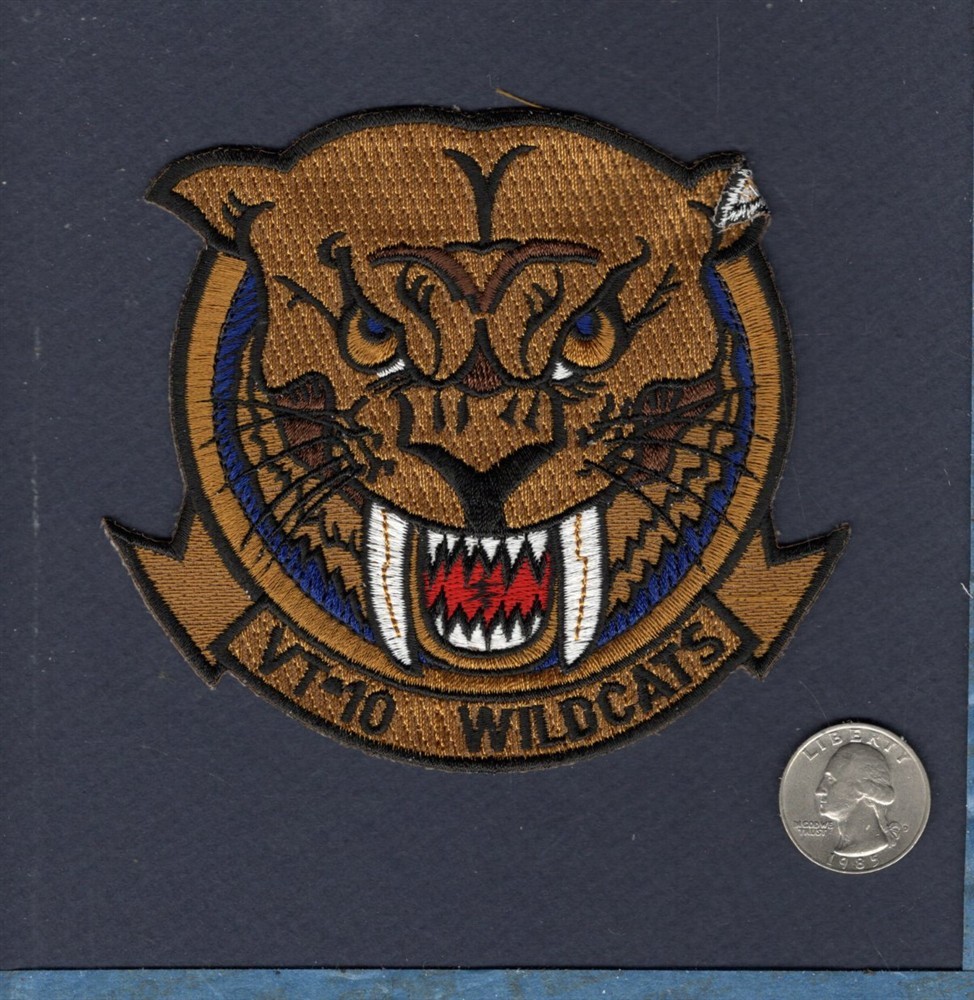 Original VT-10 WILDCATS US Navy USMC Naval Aviator Training Squadron Patch
