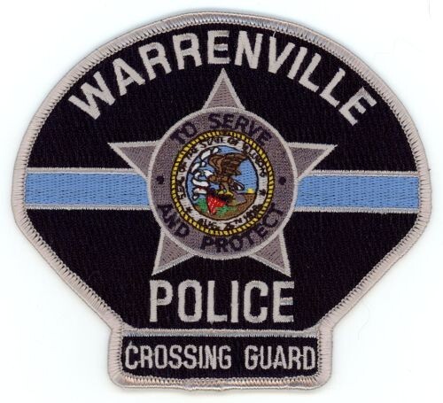 ILLINOIS IL WARRENVILLE POLICE CROSSING GUARD NICE SHOULDER PATCH SHERIFF