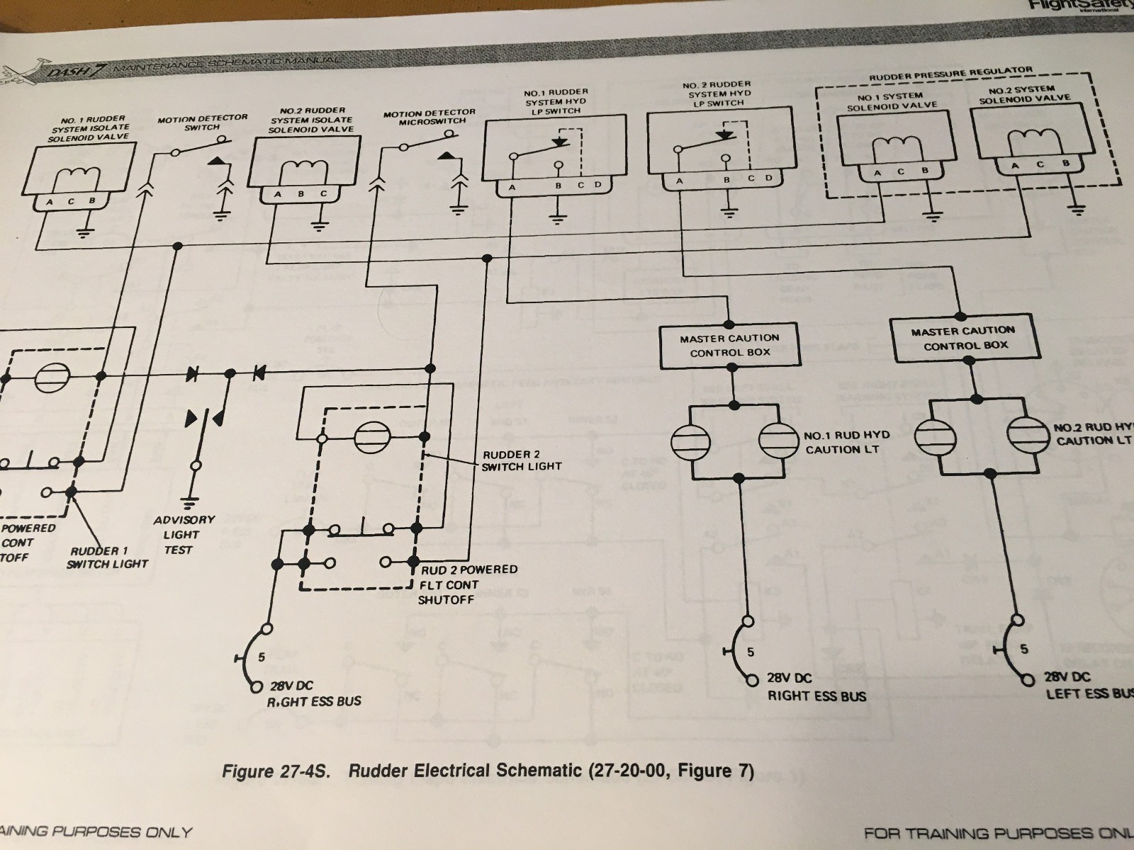 de Havilland Canada Dash 7 Maintenance Training Schematic Manual