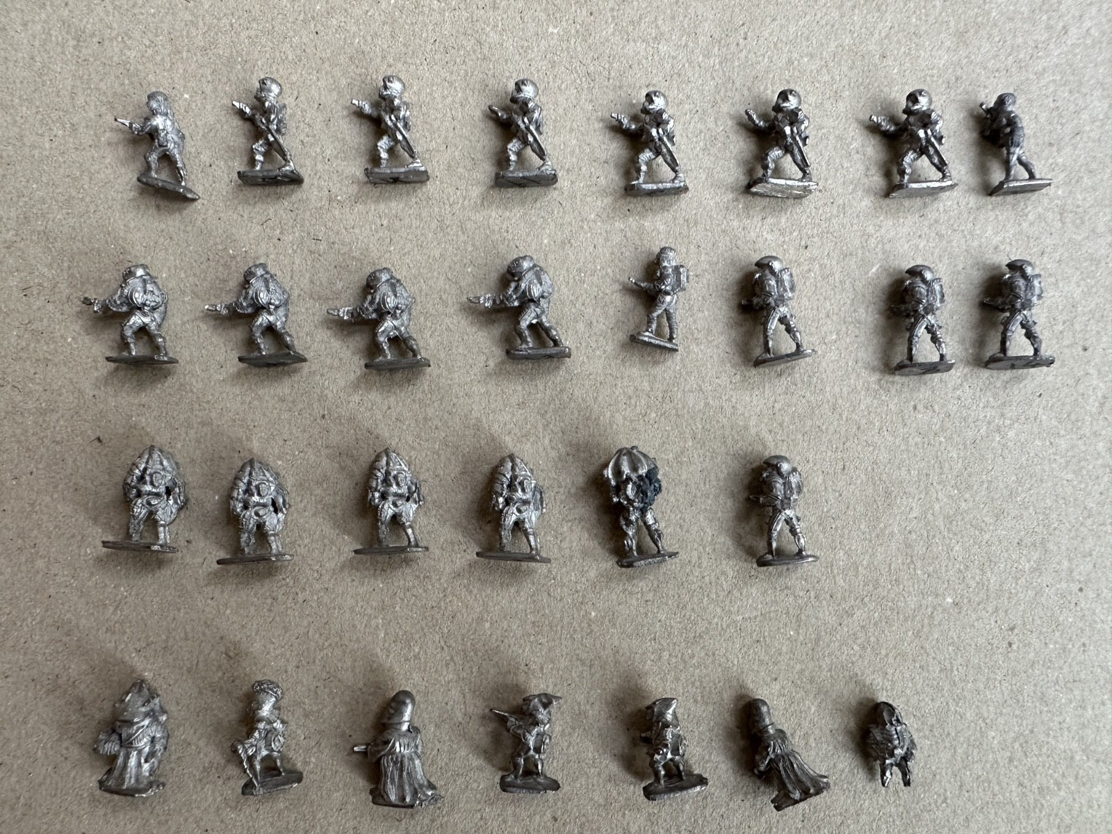 Laserburn Sci-Fi 20mm, 29 figures
