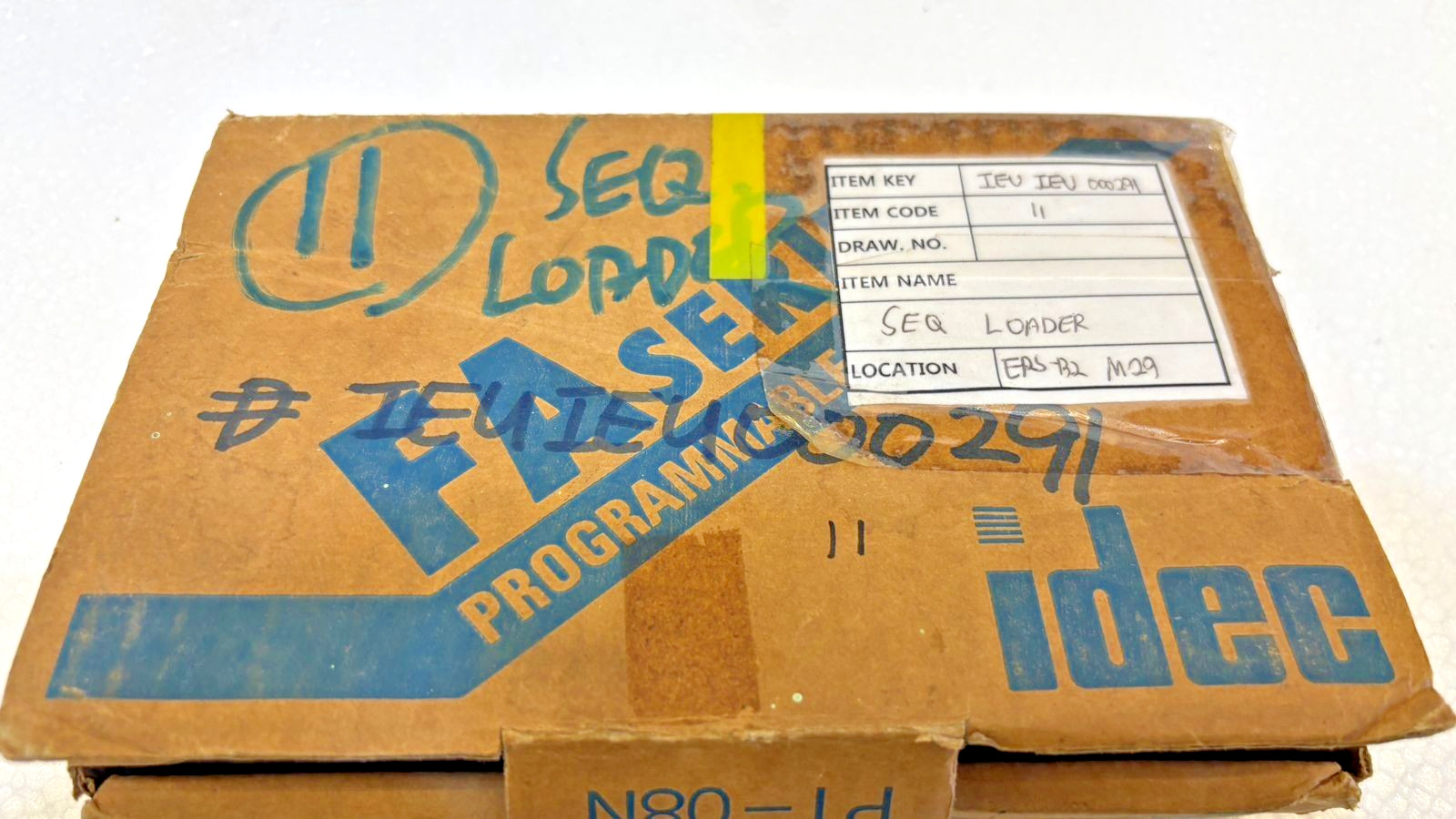 IDEC PF2-2H4R FA-2 Program Loader Module | PLC Programming | New Open Box