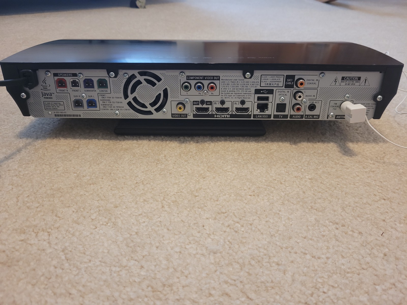 Sony HBD-E580 Blu-Ray 3D 5.1 Home Theatre Streaming System with Sub & Remote
