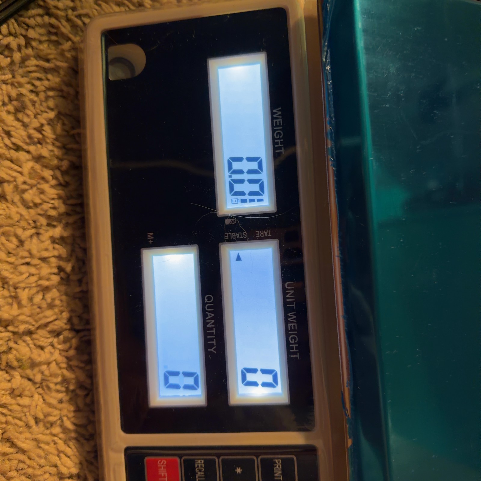 Digital Counting Scale 10kg 0.1g RS232 Inventory Computer Serial Connection