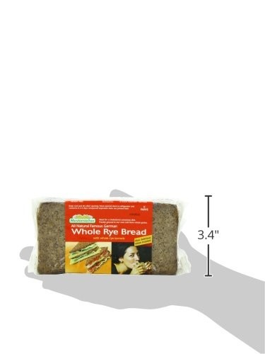Mestemacher Bread Whole Rye, 17.6-Ounce