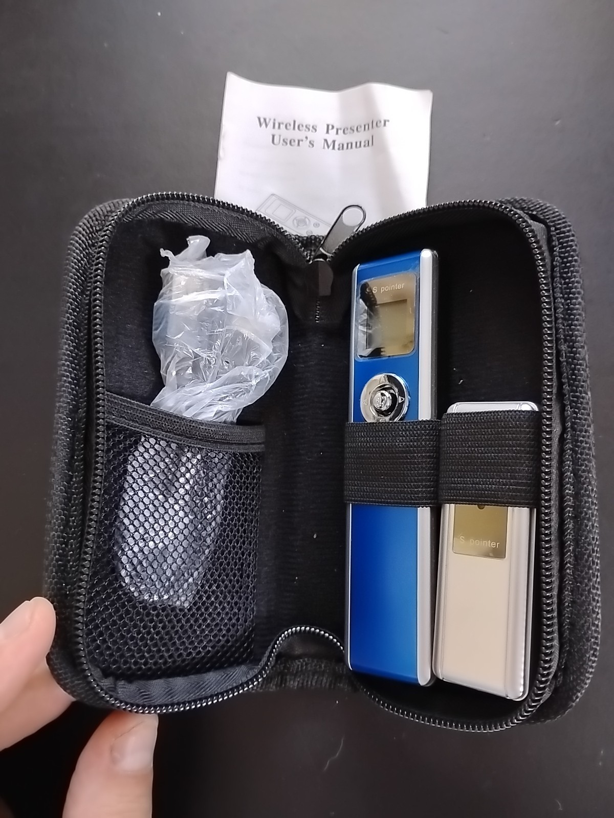 Wireless Presenter Laser Pointer USB Receiver With Case Presentation Clicker