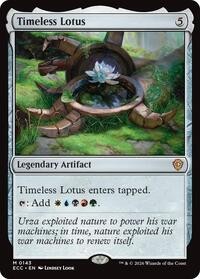 Timeless Lotus Commander: Lorwyn Eclipsed NM