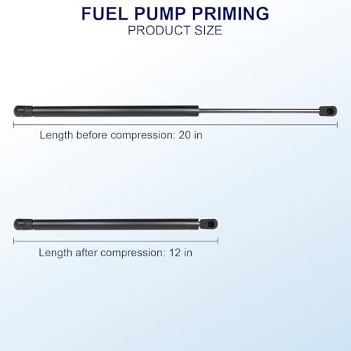 2PCS 7043889 Front Window Lift Support Gas Shock Strut, Compatible with 2013