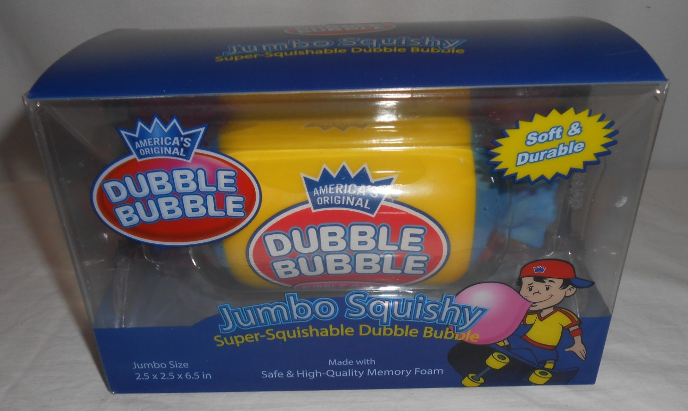 Dubble Bubble Jumbo Squishy Super-Squishable Squeeze Toy Memory Foam BRAND NEW