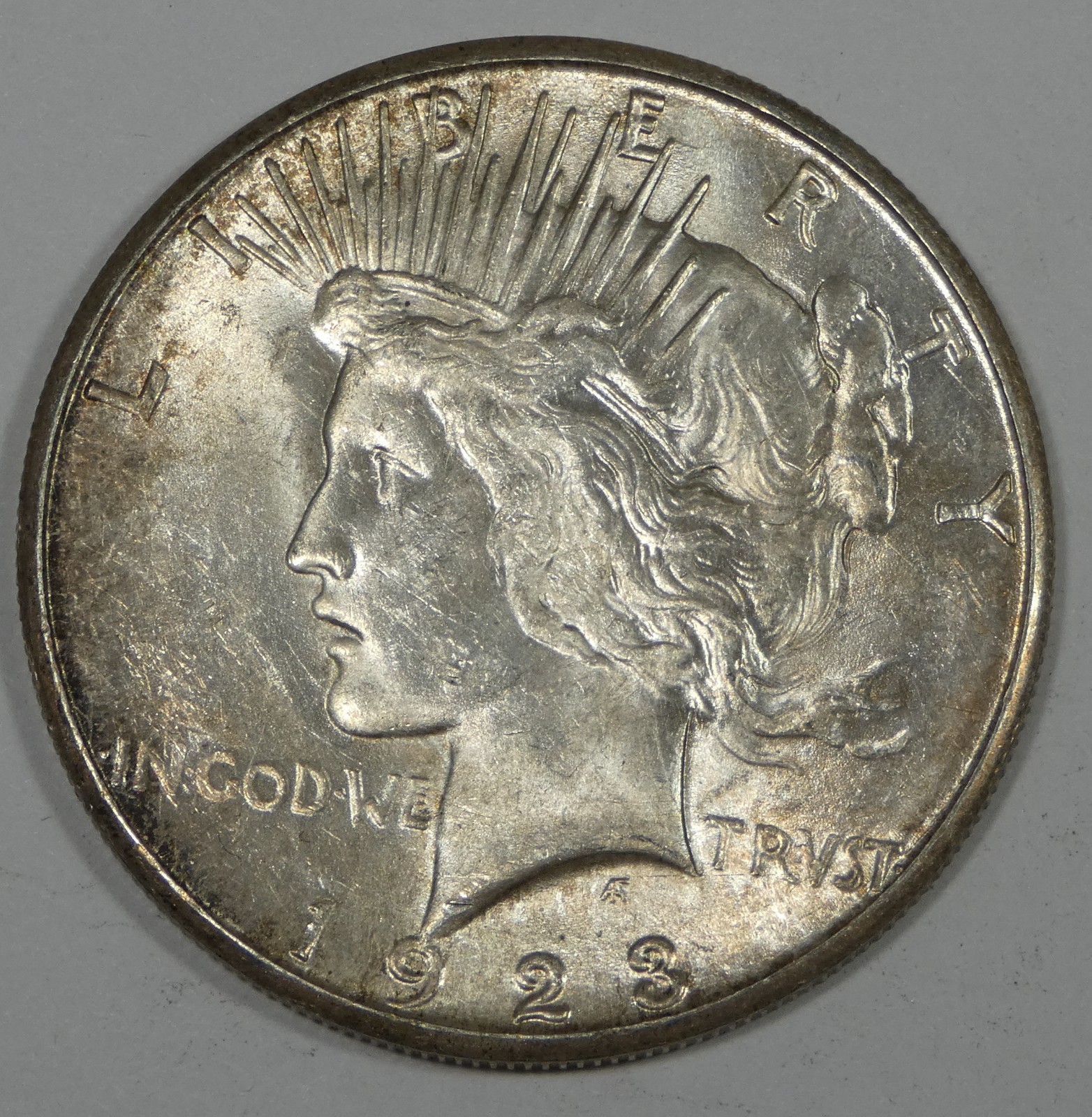1923-S Peace Dollar Nice BRILLIANT UNCIRCULATED Silver Dollar
