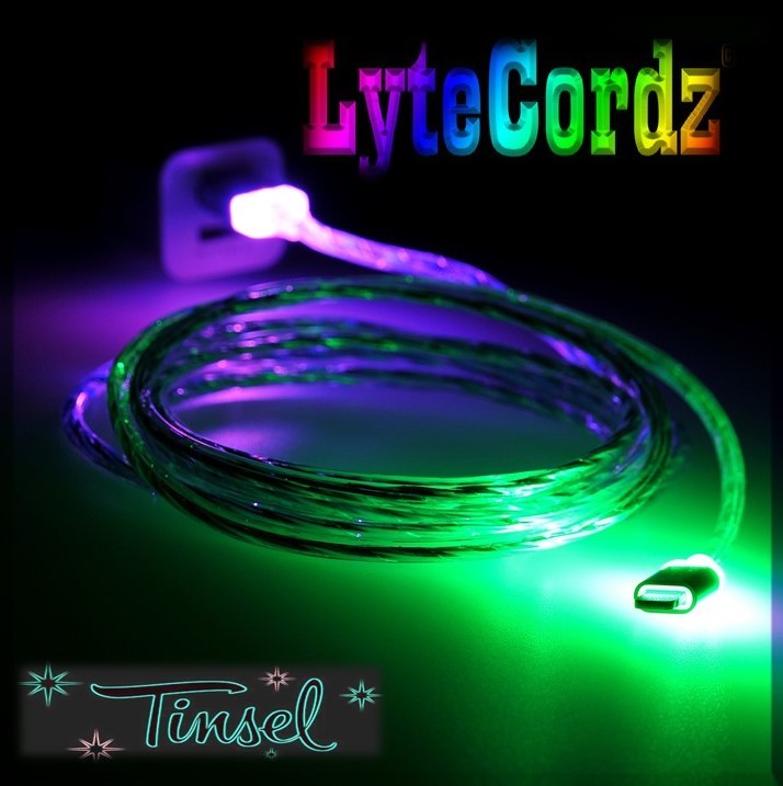 LYTECORDZ LED Lighted Light Up TYPE C Charging Charger Cable USB Cord