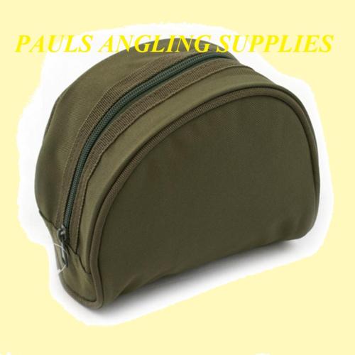 3 x ASL / TFT  Full Length Zip Padded Fishing Reel Case Green