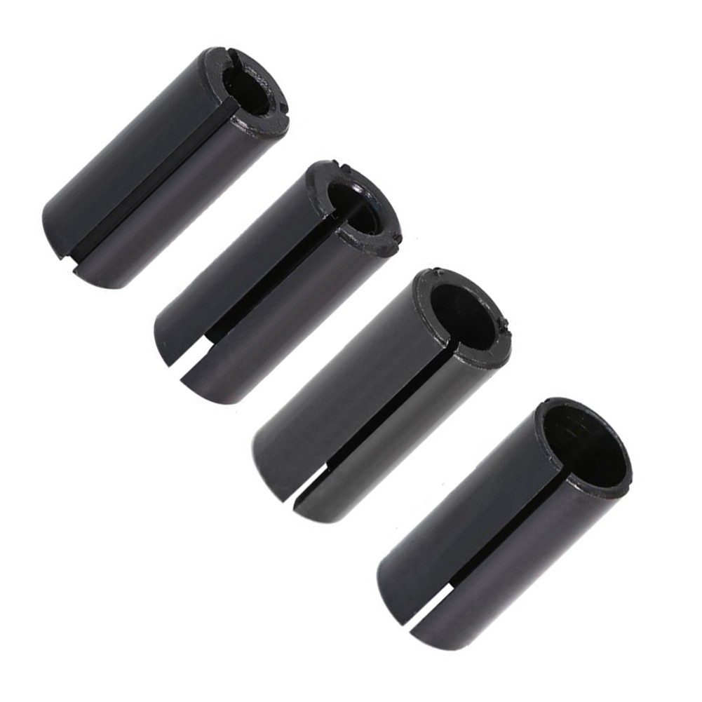 4 Pcs Router Bit Conversion Collet Chuck Driver Adapter For Lathe Milling Cutter