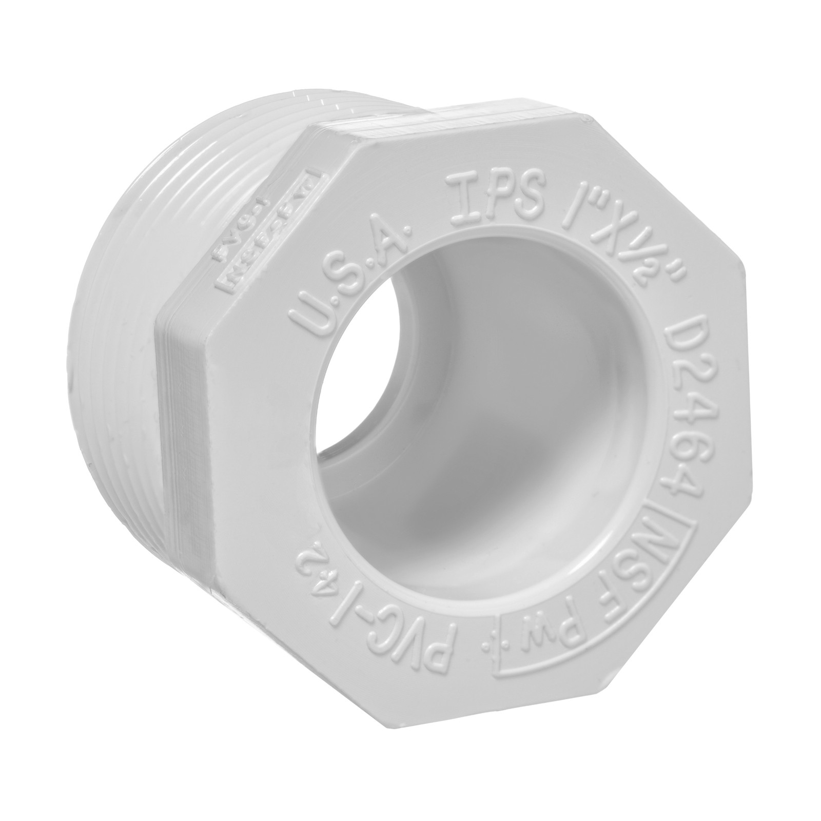 Dura Schedule 40 PVC Adapter Bushing - Slip x MPT