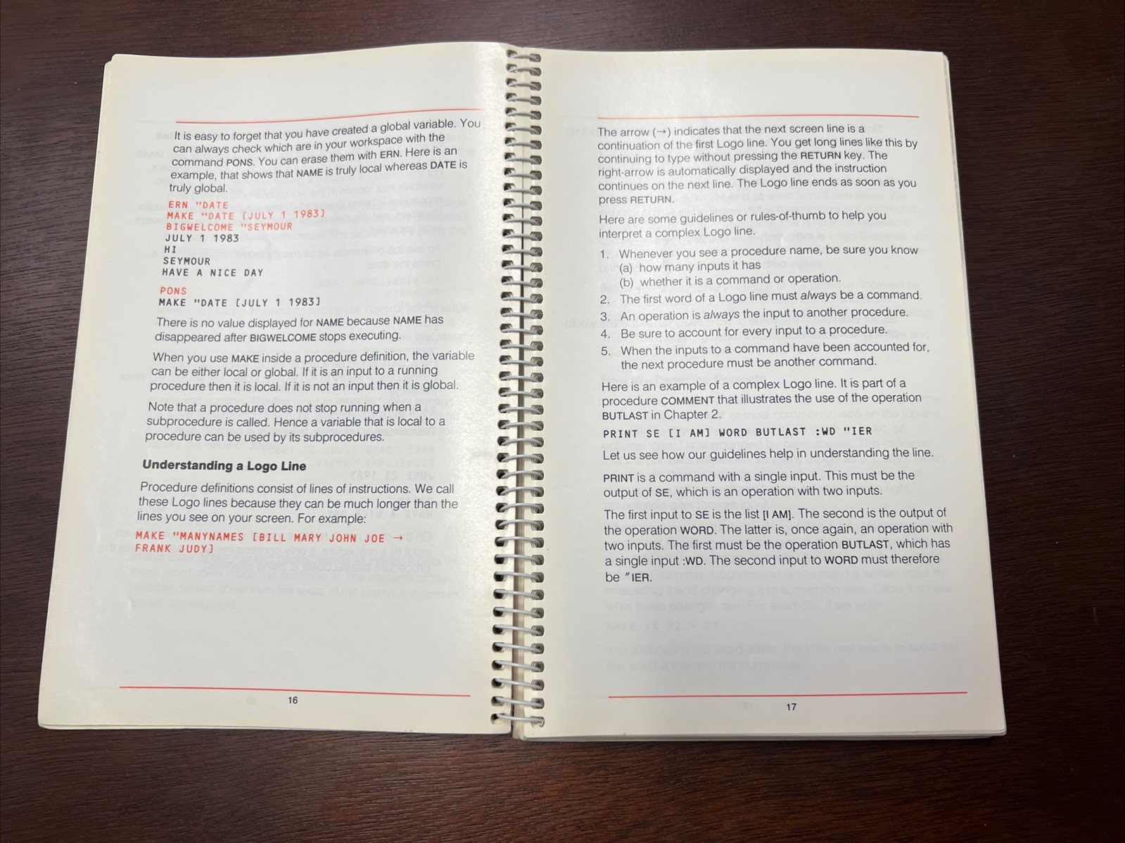 Vintage 1983 Atari Logo Manuals: Introduction to Programming & Reference Manual
