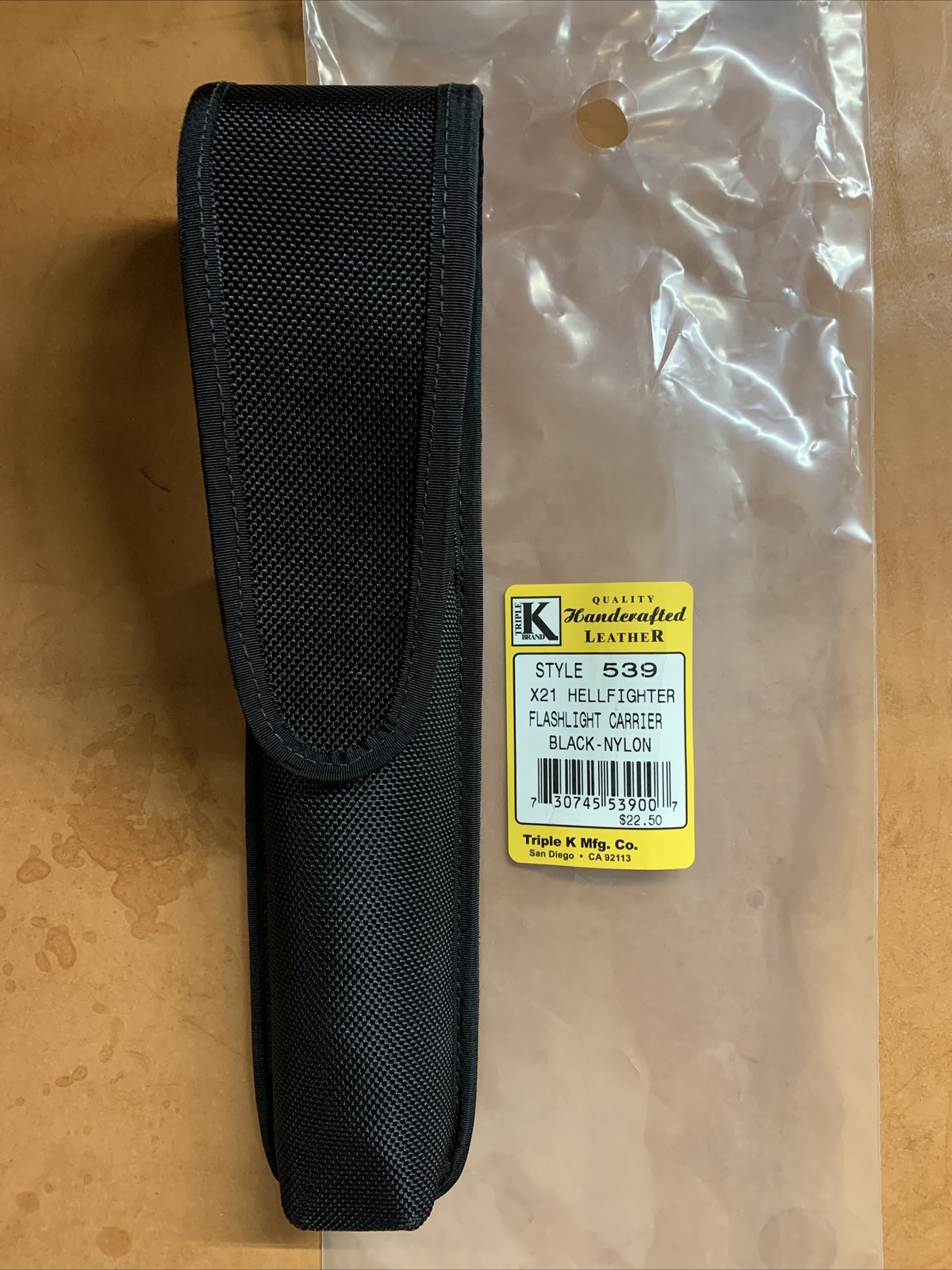 Hellfighter X-21 Tactical Flashlight NYLON HOLDER NEW