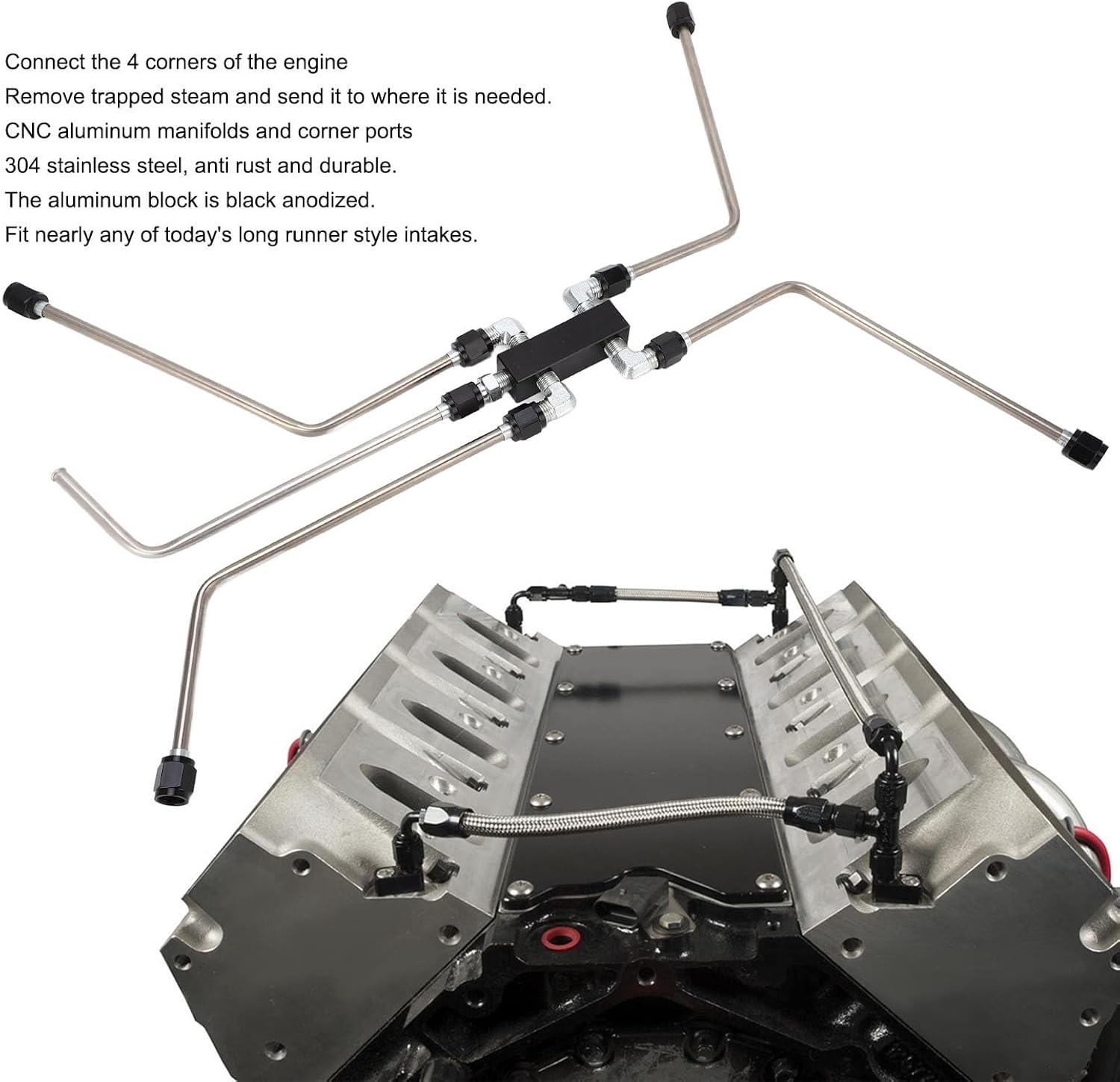 LS Coolant Crossover Steam Vent Kit,Complete Vent...