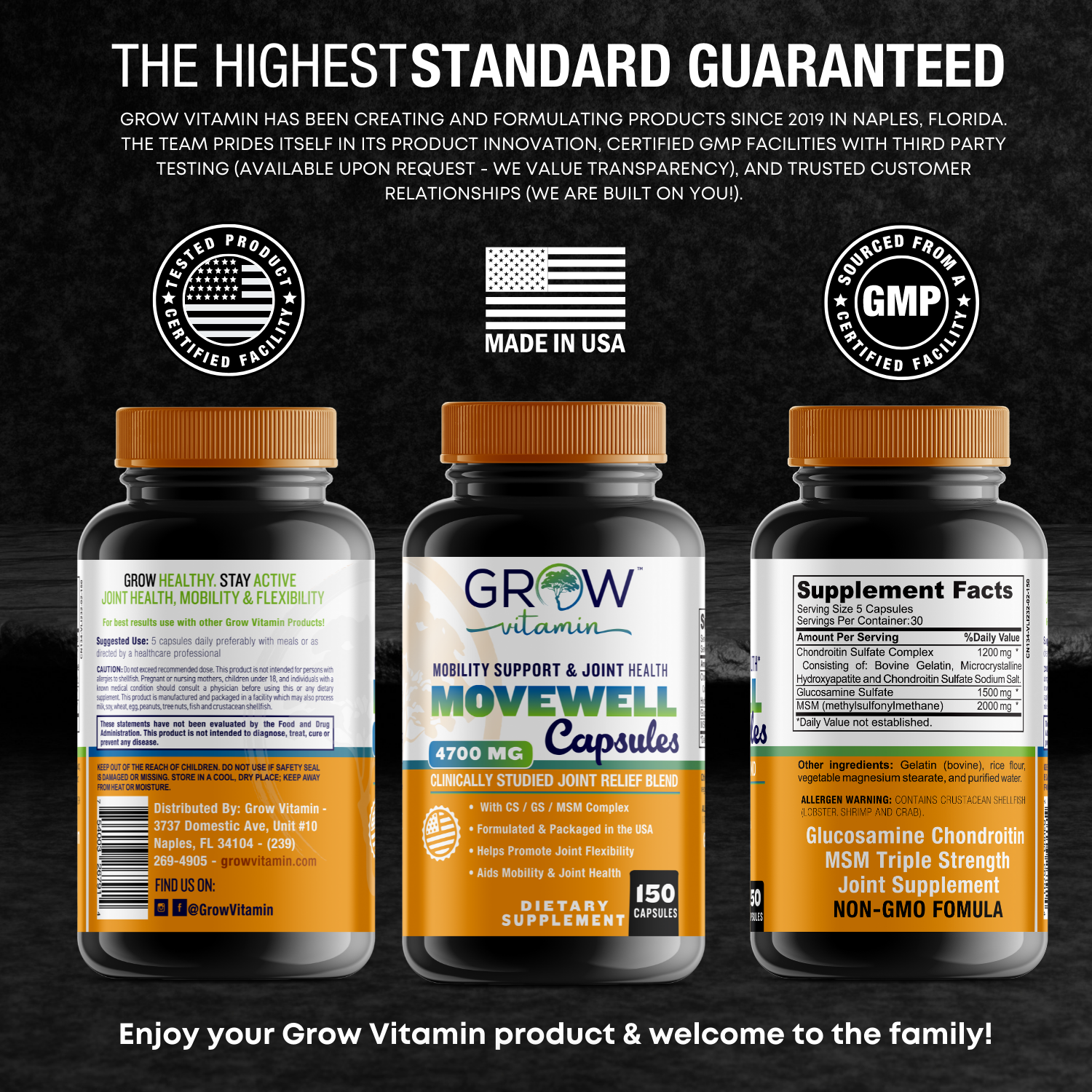 Grow Vitamin Joint Support