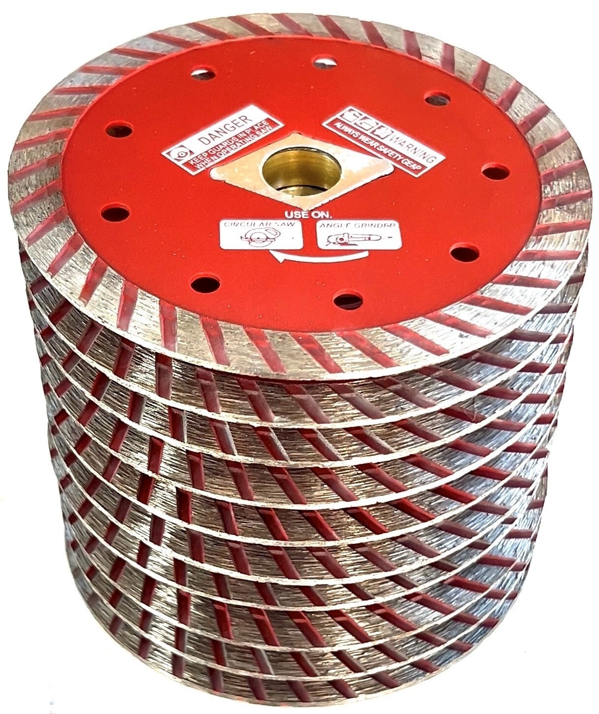 4.5'' Diamond Turbo Saw Blade Granite, Concrete, Tile, Stone, Masonry 10 pack