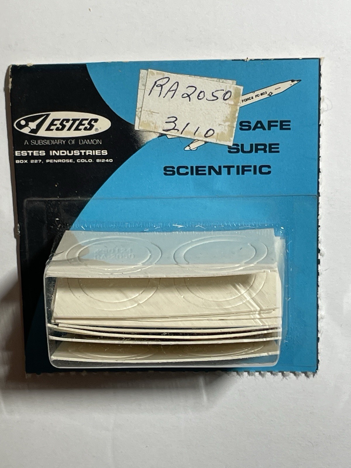 Estes Flying Model Rocket Paper Centering Rings RA 2050 3110 MOC Rocketry