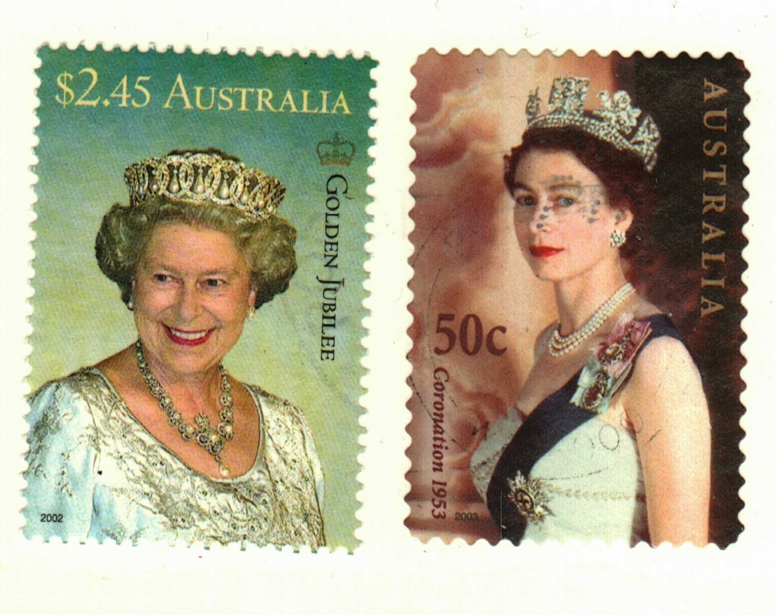 Australia #2032, 2154 used QEII