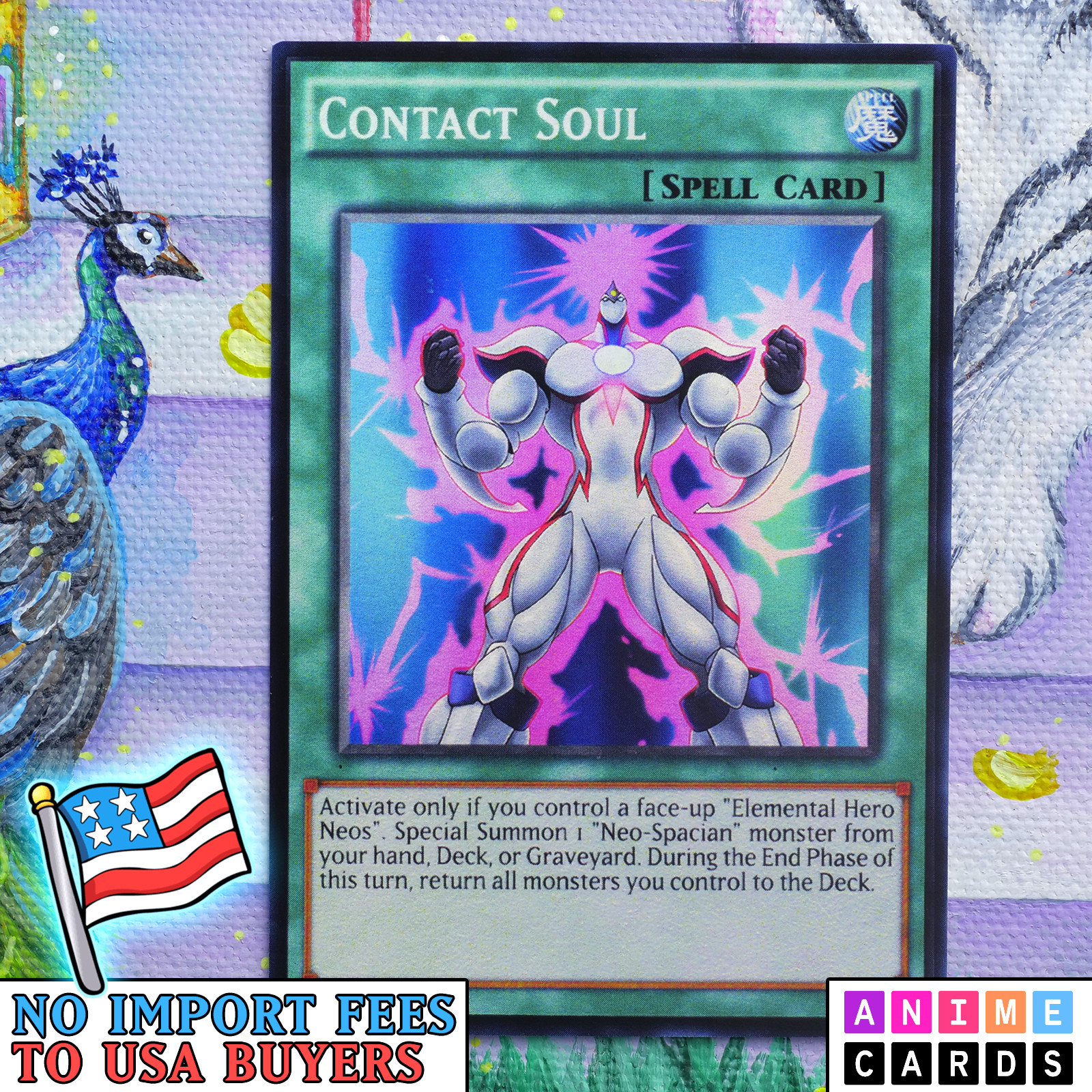 Contact Soul ANIME EFFECT HOLO card