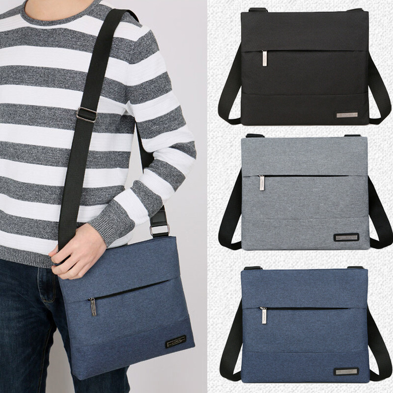 Mens Business Messenger Bag Crossbody Travel Bag Casual Shoulder Bag Outdoor Bag