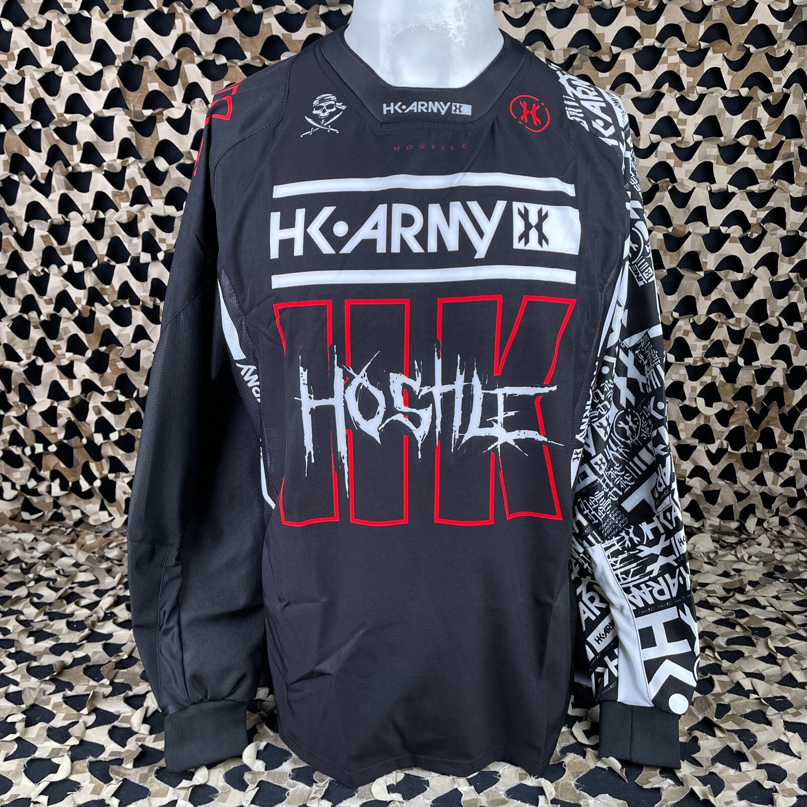 NEW HK Army Proline Paintball Jersey - 4X-Large - Chaos Black