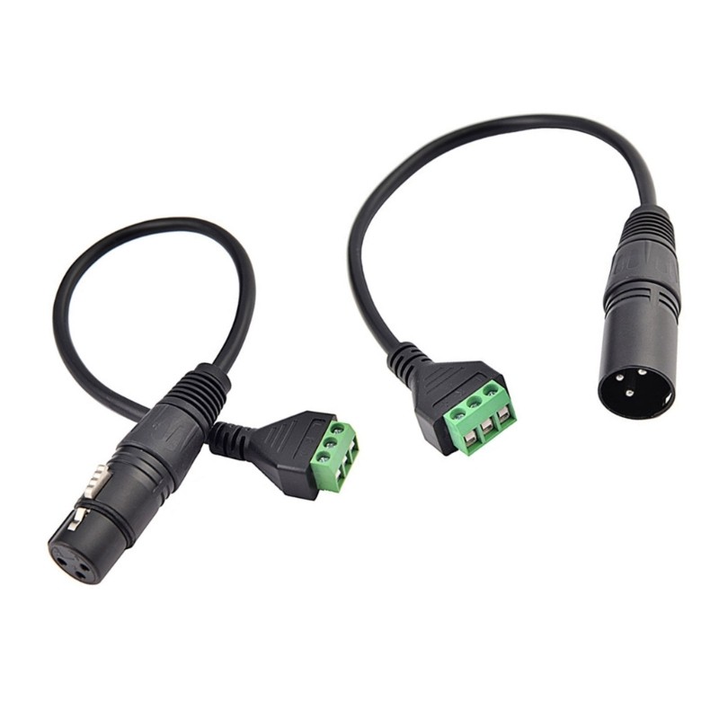Stable Connection Professional Audios Adapter Cables No Solder Required 30cm