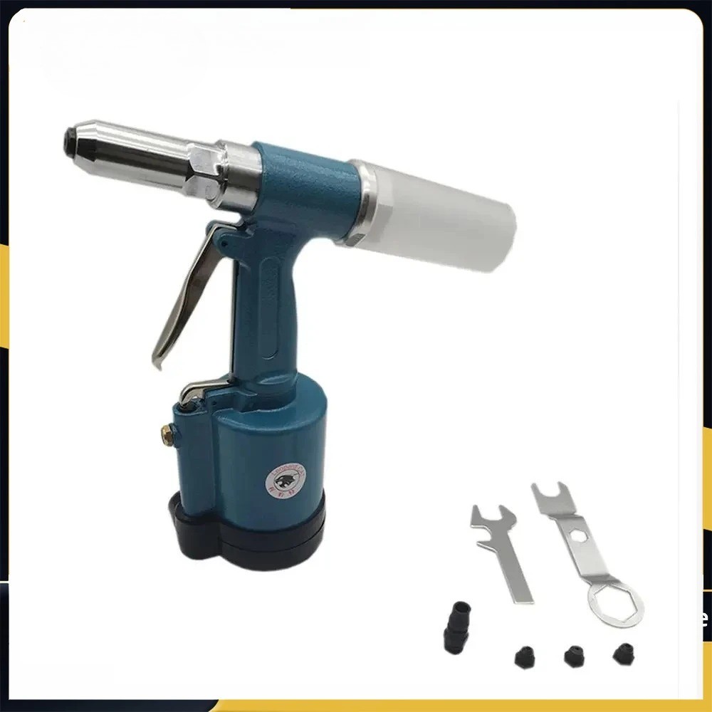 Pneumatic Three-jaw Air Riveter Heavy Duty Riveting Gun-2.4/3.2/4.0/4.8 Capacity