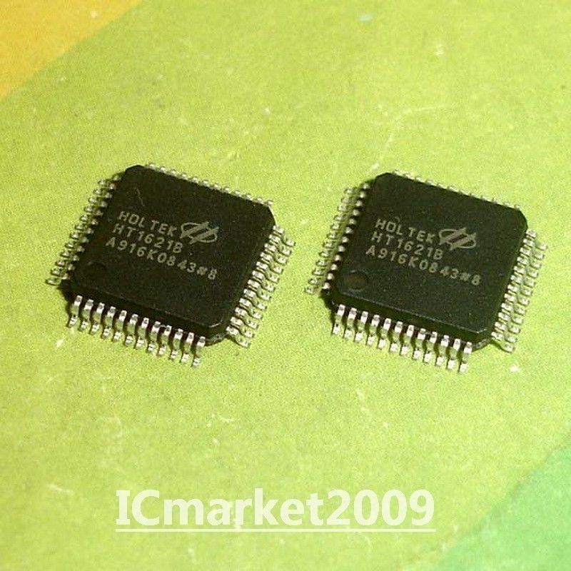 2 PCS HT1621B LQFP-48 HT1621 RAM Mapping 32x4 LCD Controller for I/O MCU Chip