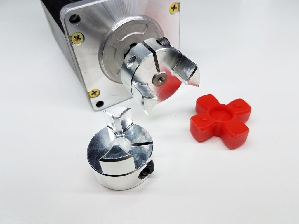 6.35 x 8mm 1/4" Flexible Jaw Spider Shaft Coupling CNC Mill Stepper Nema 23 34