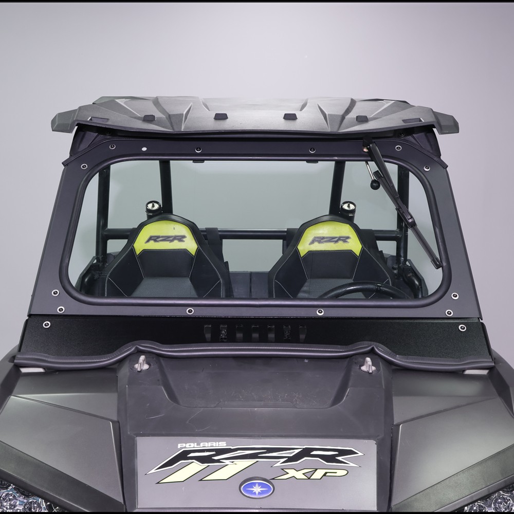 Glass Windshield W/Manual Wiper For 2014-2018 Polaris RZR XP 1000/ RZR XP TURBO