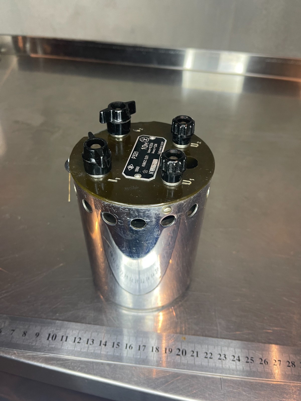 1 Ohm Ω Resistance Standard Resistor Calibrator Accuracy 0.01% Tested crack