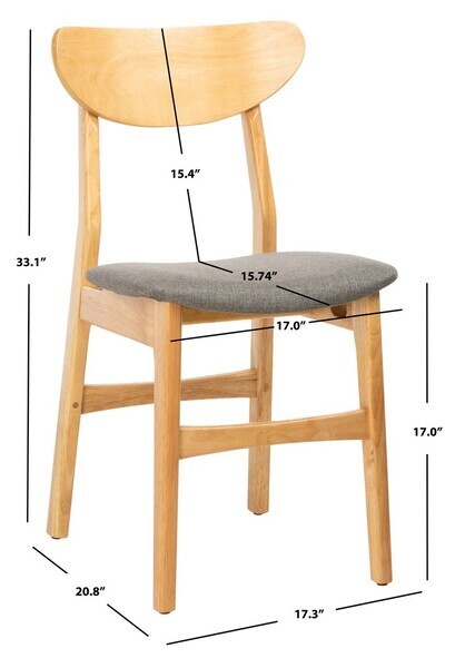 Safavieh Lucca Retro Dining Chair, Reduced Price 2172716024 DCH1001B-SET2