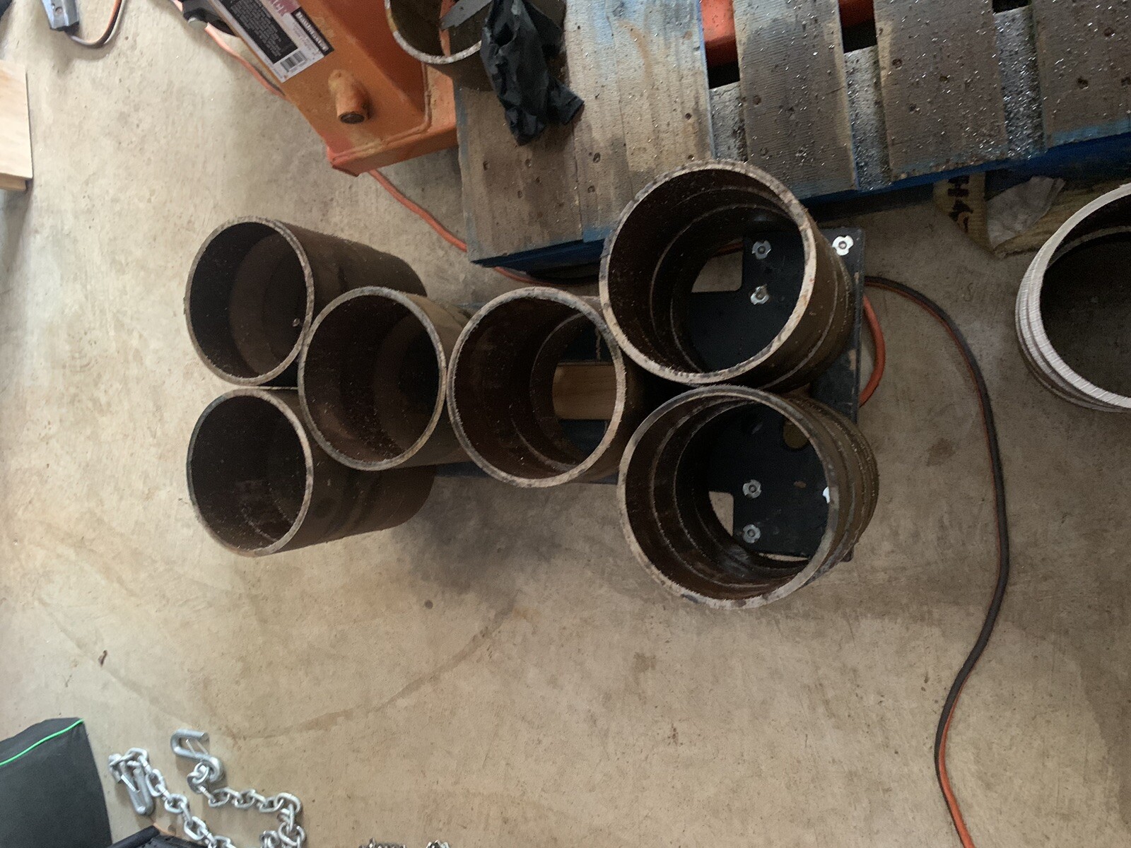 8” X 2” Schedule 40 Pipe Collar Ring For Welding CouponsS 1 Ring Collar