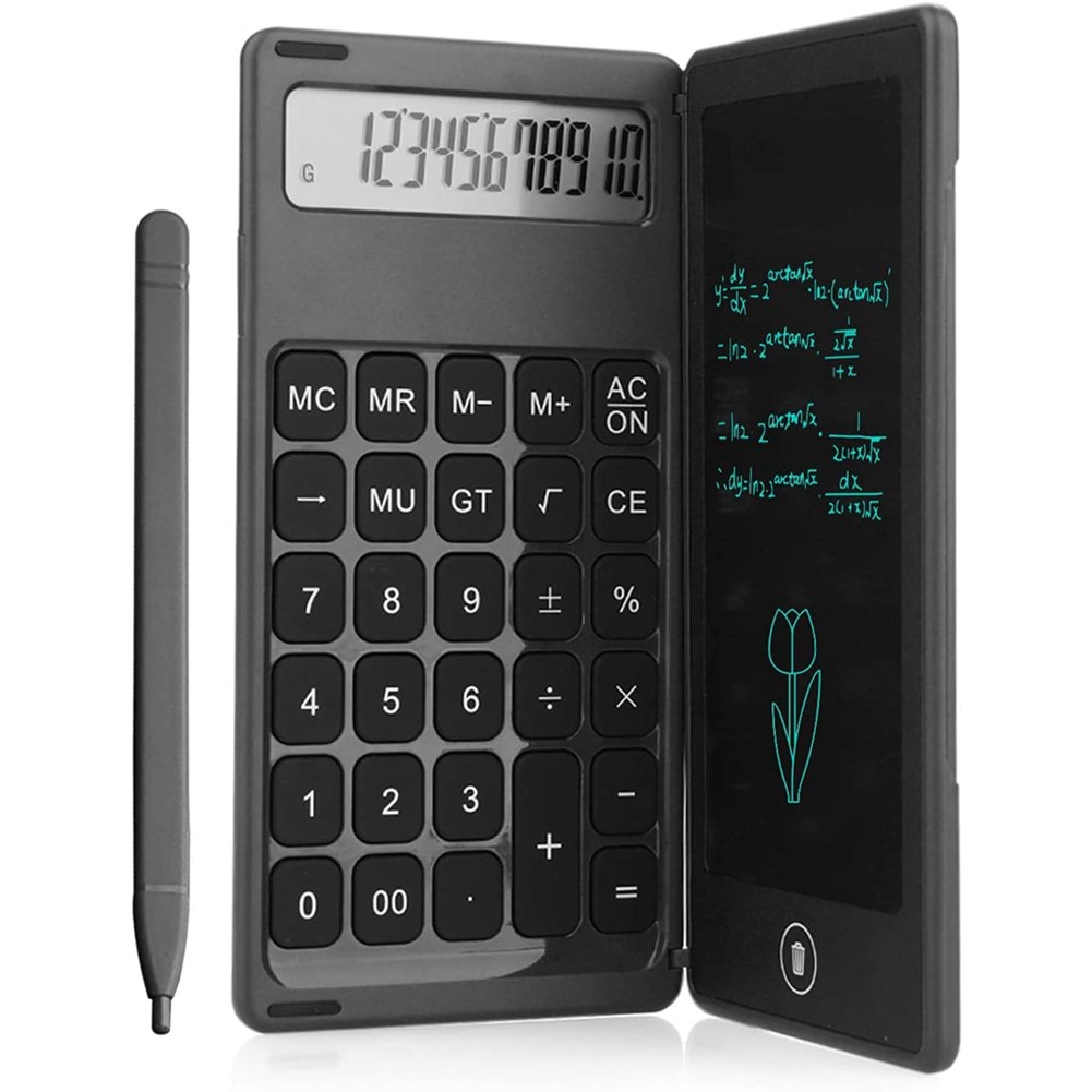 Calculator Notepad 6 Inch LCD Writing Tablet Digital Drawing Pad with2748
