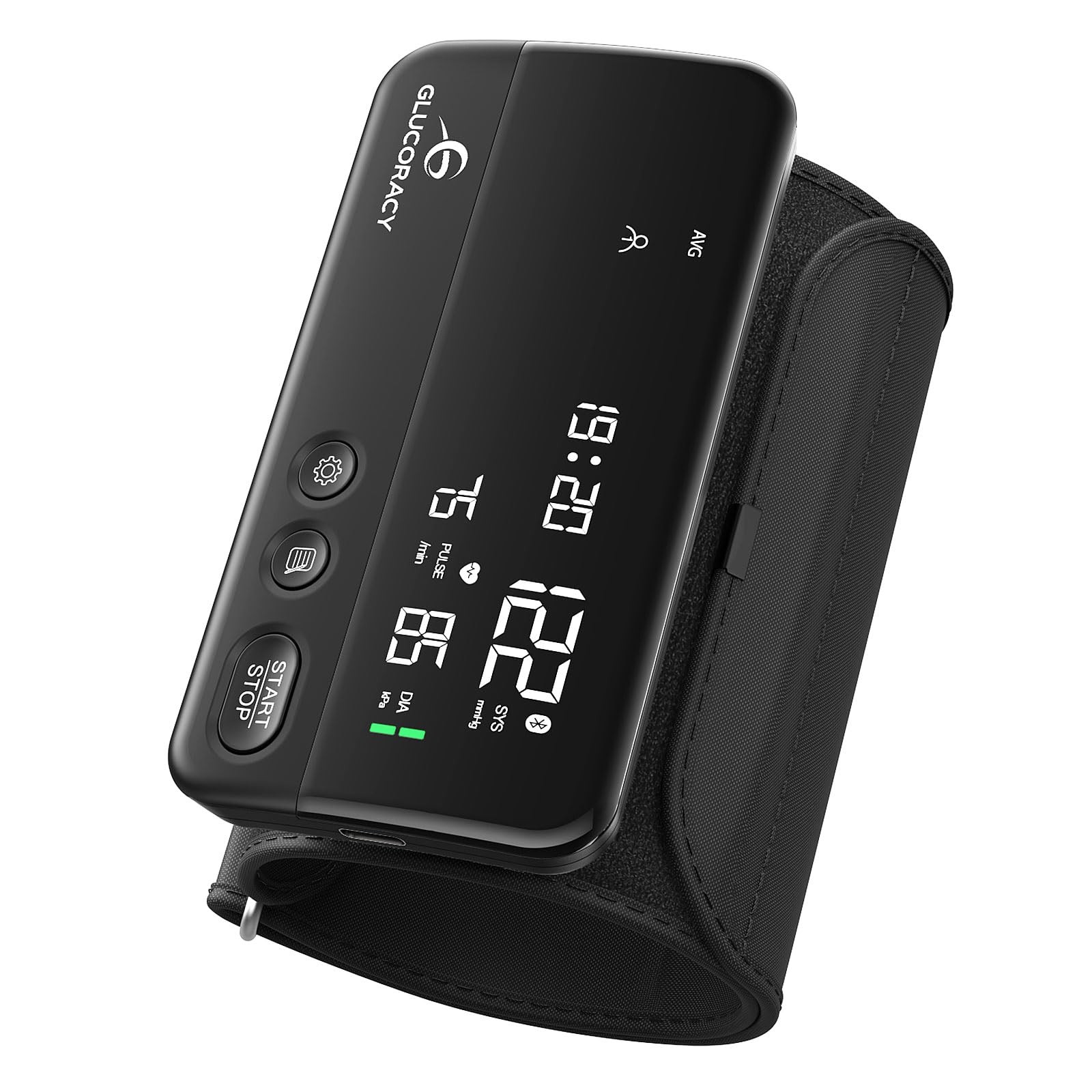 Upper Arm Blood Pressure Monitor, Rechargeable Pressure...