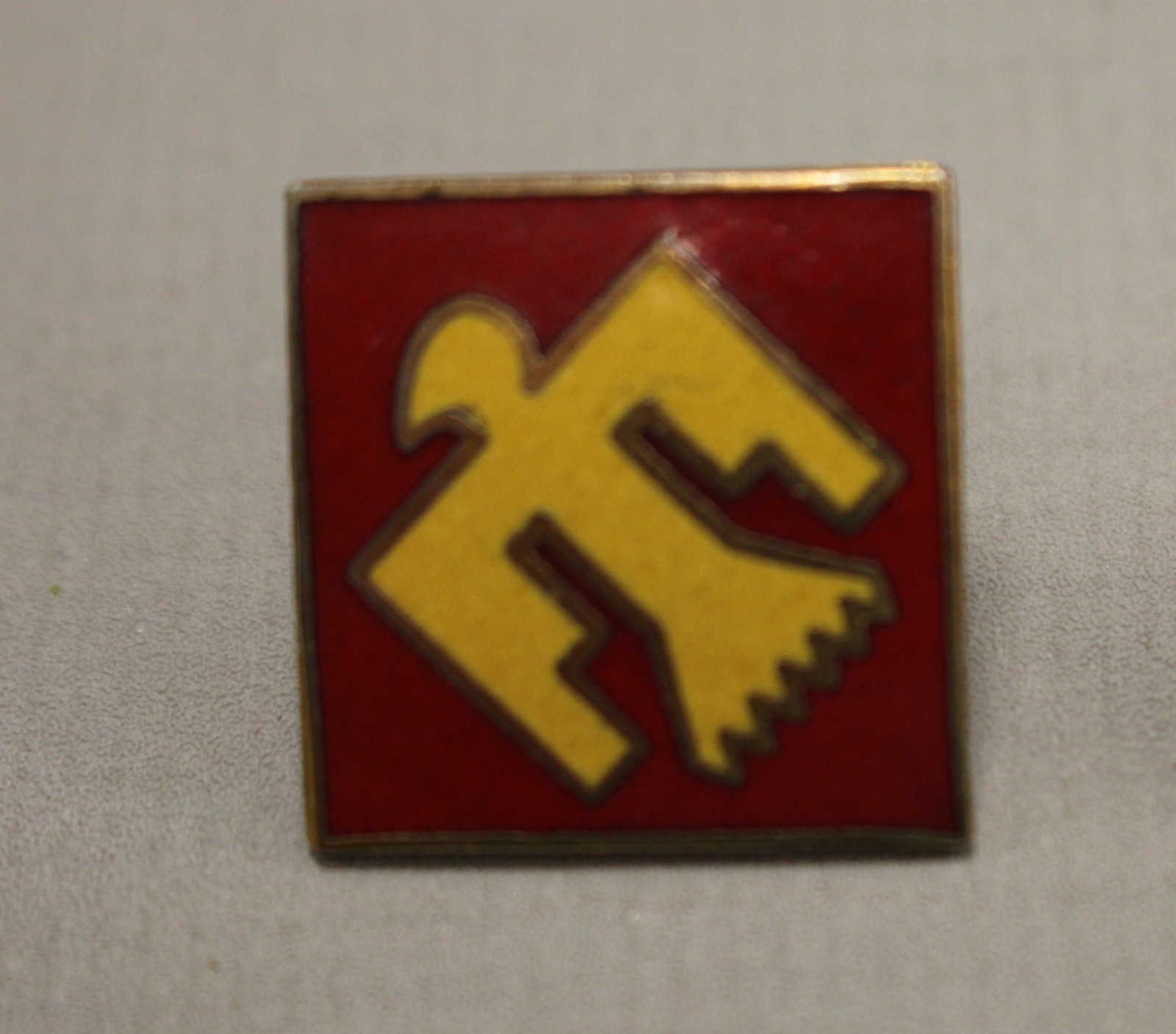 US Army 45th Infantry Division Hat Pin - Used