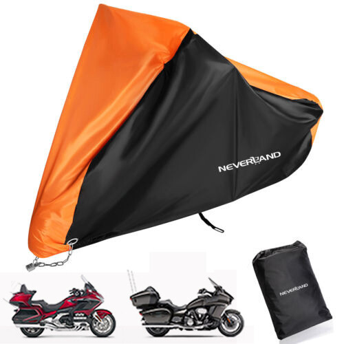 XXXL Motorcycle Cover Outdoor UV Waterproof Snow Dust For Honda Goldwing GL1800