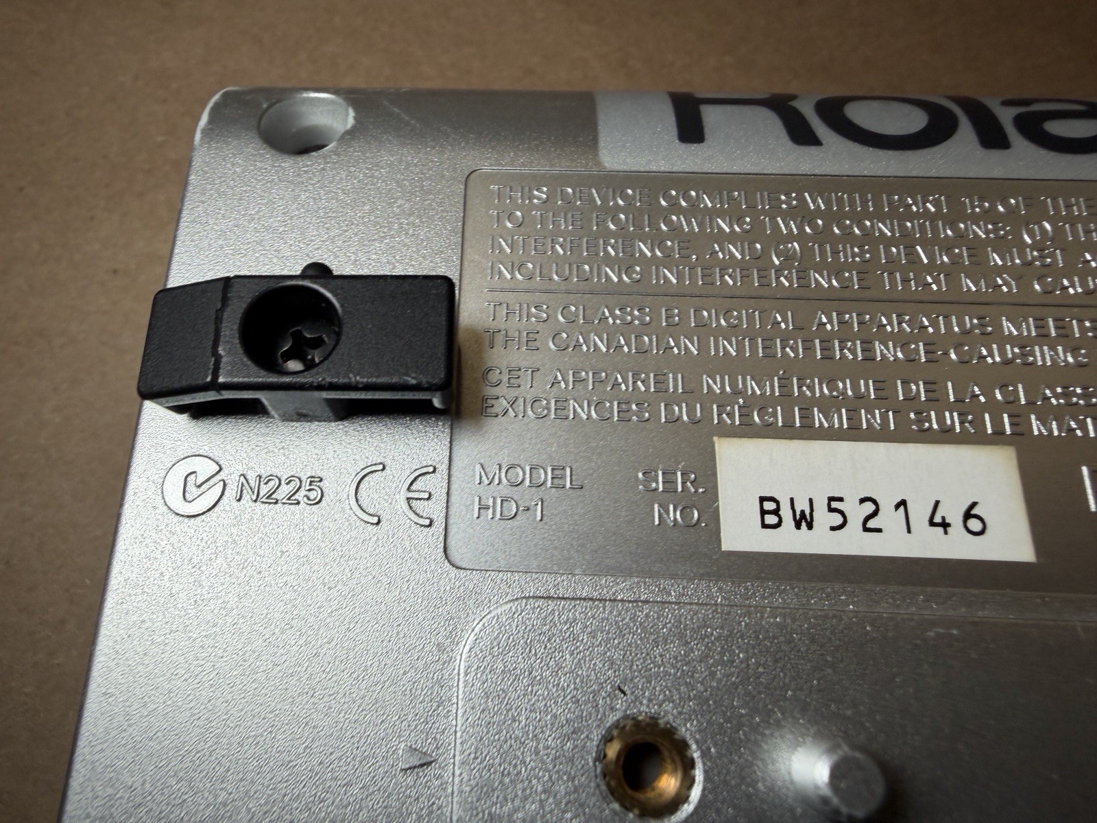 Roland HD-1 Drum Brain Sound Source Module Body Only