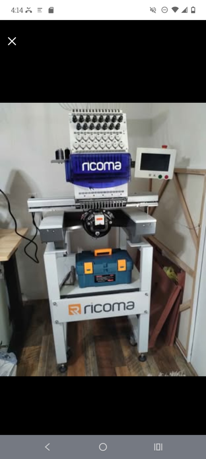 ricoma embroidery machine heat press transfer printer machine new never use