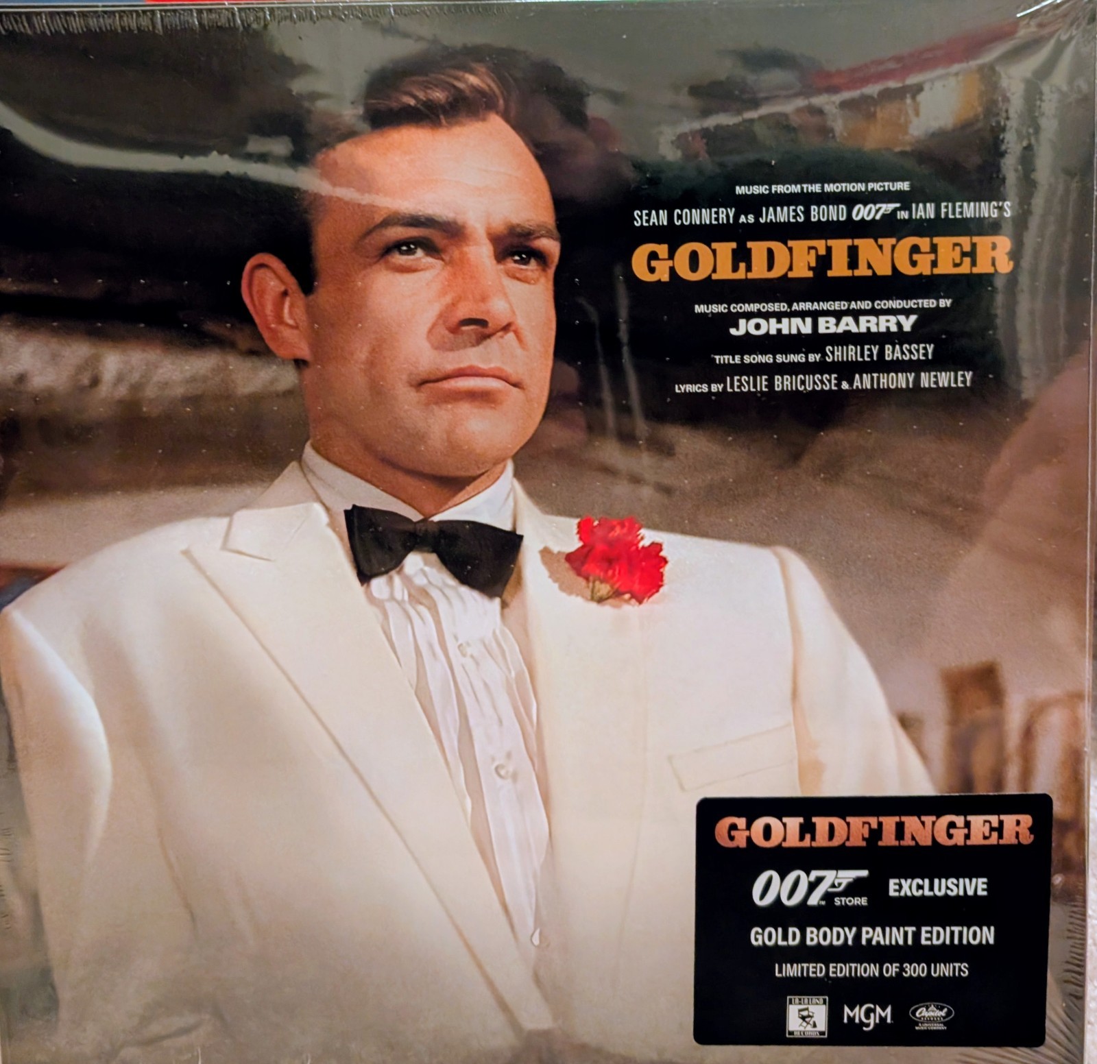 GOLDFINGER Remaster VINYL BODY PAINT GOLD Ltd 300 Edition La-La land Records OOP