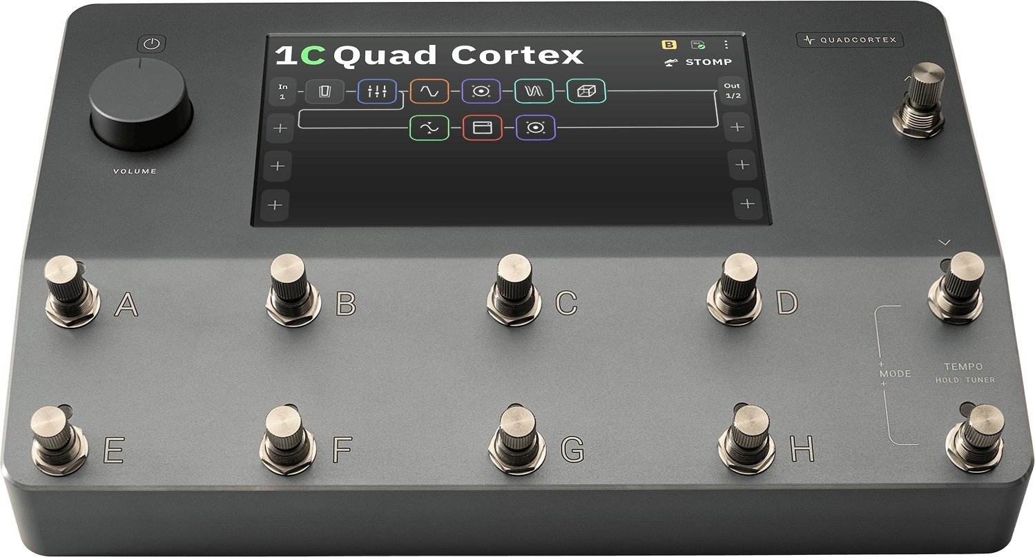 Neural DSP Quad Cortex Digital Effects Modeler and Profiling Floorboard
