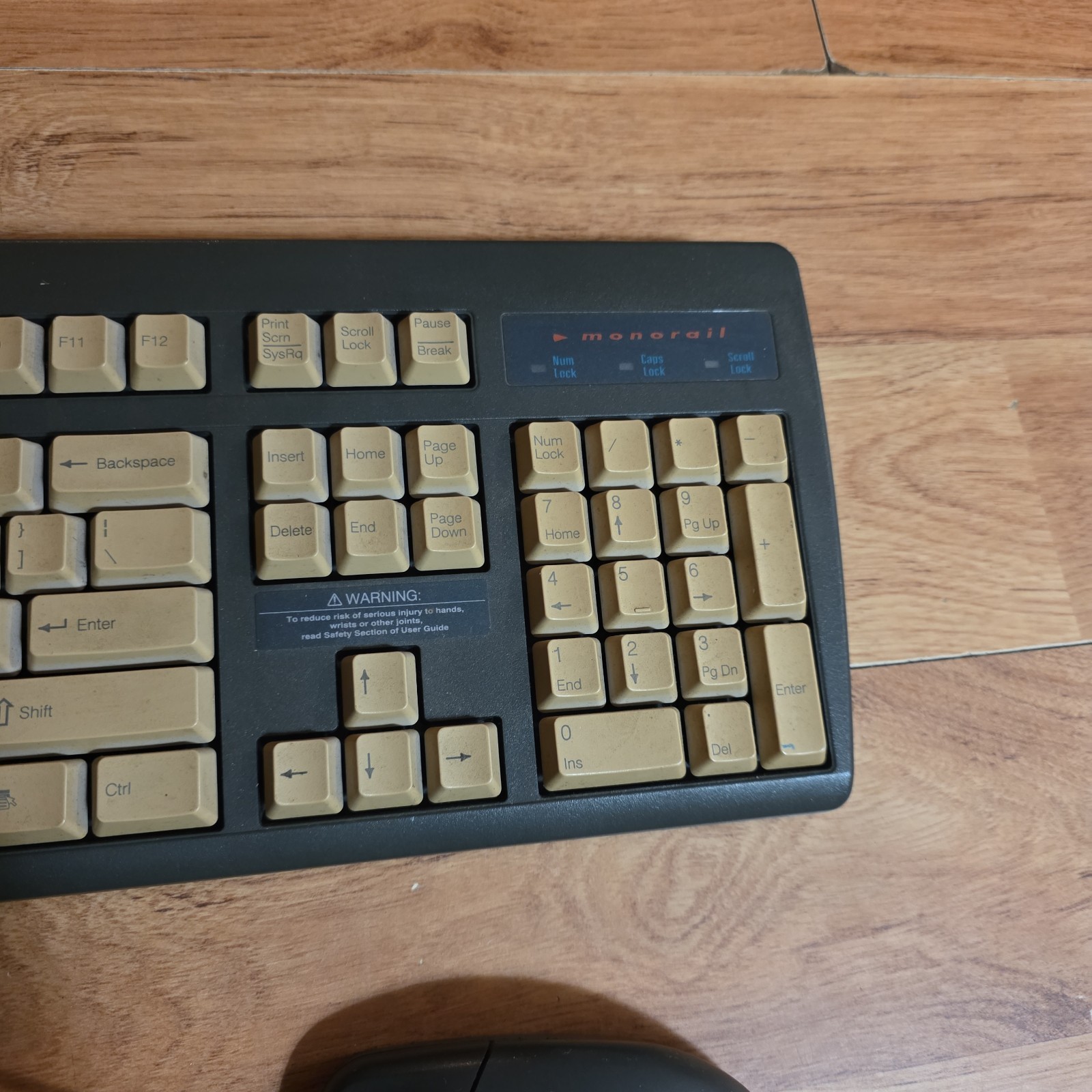 Vintage Monorail Computer Keyboard & Mouse 1996