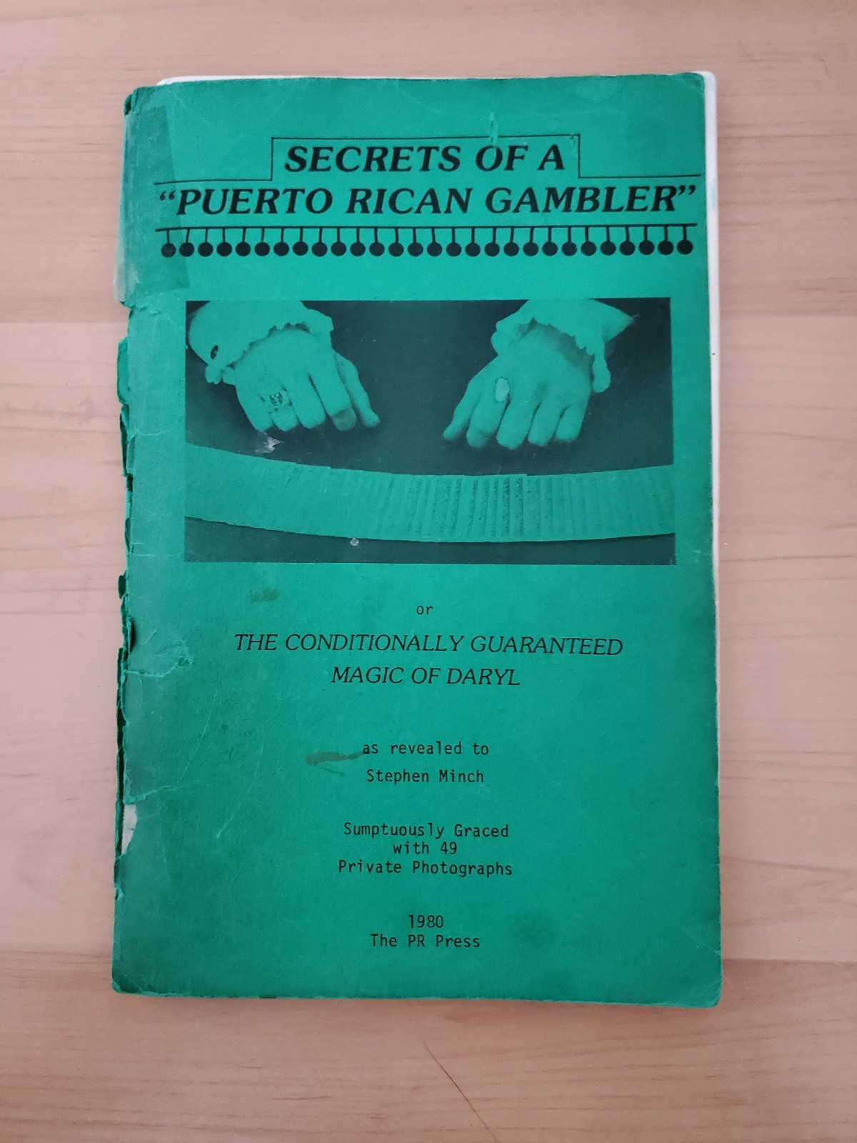 Secrets of A Puerto Rican Gambler Paperback Signed