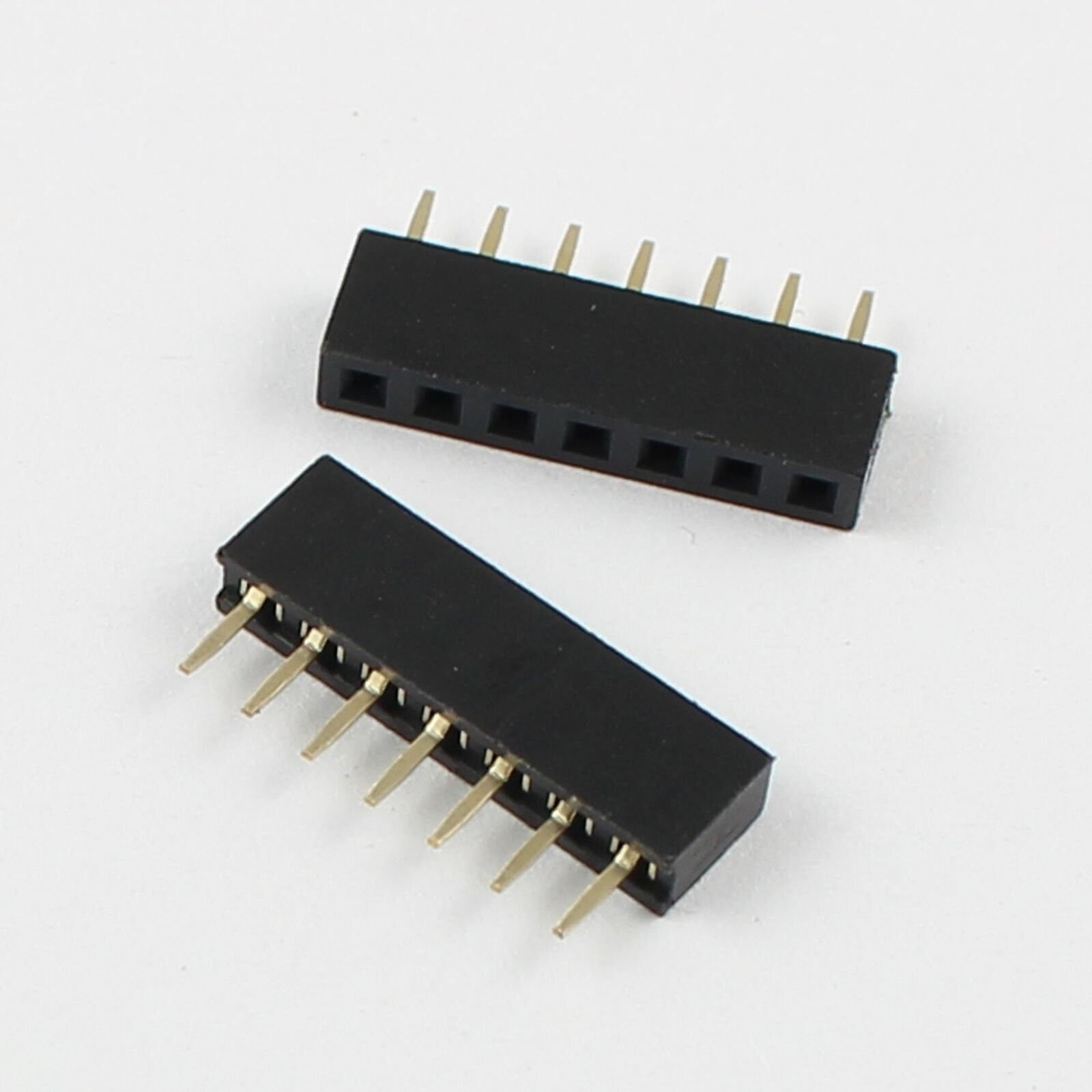 10pcs 2mm 2.0mm pitch 1x7 pin 7 pin single row straight female header strip #jg