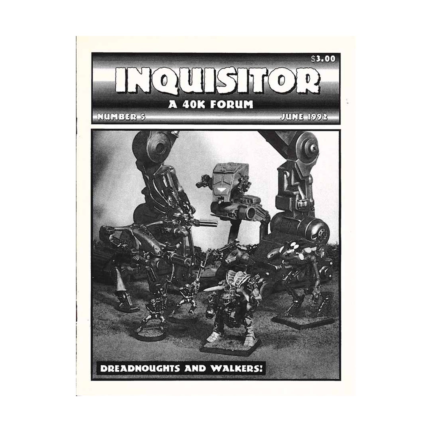 Tim DuPertuis Inquisitor Mag #5 "Dreadnoughts and Walkers" Mag EX