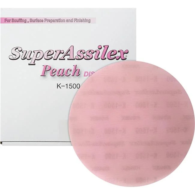 Eagle Abrasives EGA-193-1507 6 in. NH-K-1500 Super Assilex Discs Peach